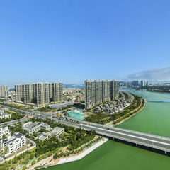 厦门五缘湾航拍全景